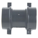 Abs Tubular  Slip Joint Coupling Black