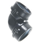 Abs Tubular Slip Joint Elbow 90º Black