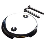 Waste and Overflow Two Hole Face Plate W/ Screws