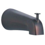 Tub Spout with 1/2" IPS and Diverter (ORB Finish)