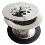Waste and Overflow Shoe Plug Strainer W/ 1-7/8” Diameter 11-1/2" Thread/Inches
