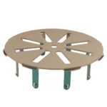 Heavy Duty Snap In Grates Strainer Stainless Steel