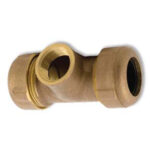 Brass G-TEE Coupling 125PSI to 210ºF 3” Long