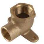 Drop Ear Elbow Solid Brass