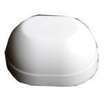 Toilet Bolt Cap White Plastic Oval Pack of 10