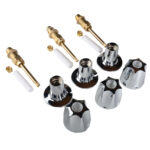 Three-Valve Shower Repair Kit | Complete Faucet Valve Replacement Set