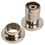 Shower Rod Holder (CP Zinc) 1"